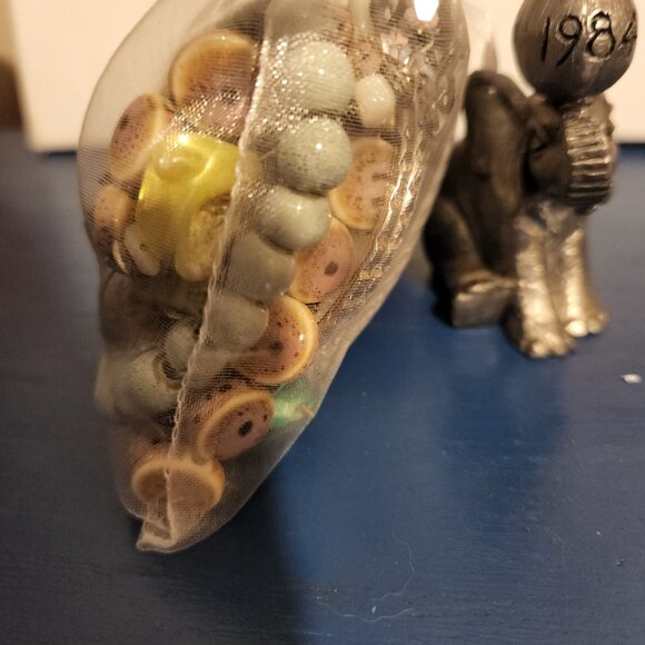 Mystery Jewelry drawstring bag 15+ wearable items| No broken pieces| Silver Tone - Picture 4 of 5